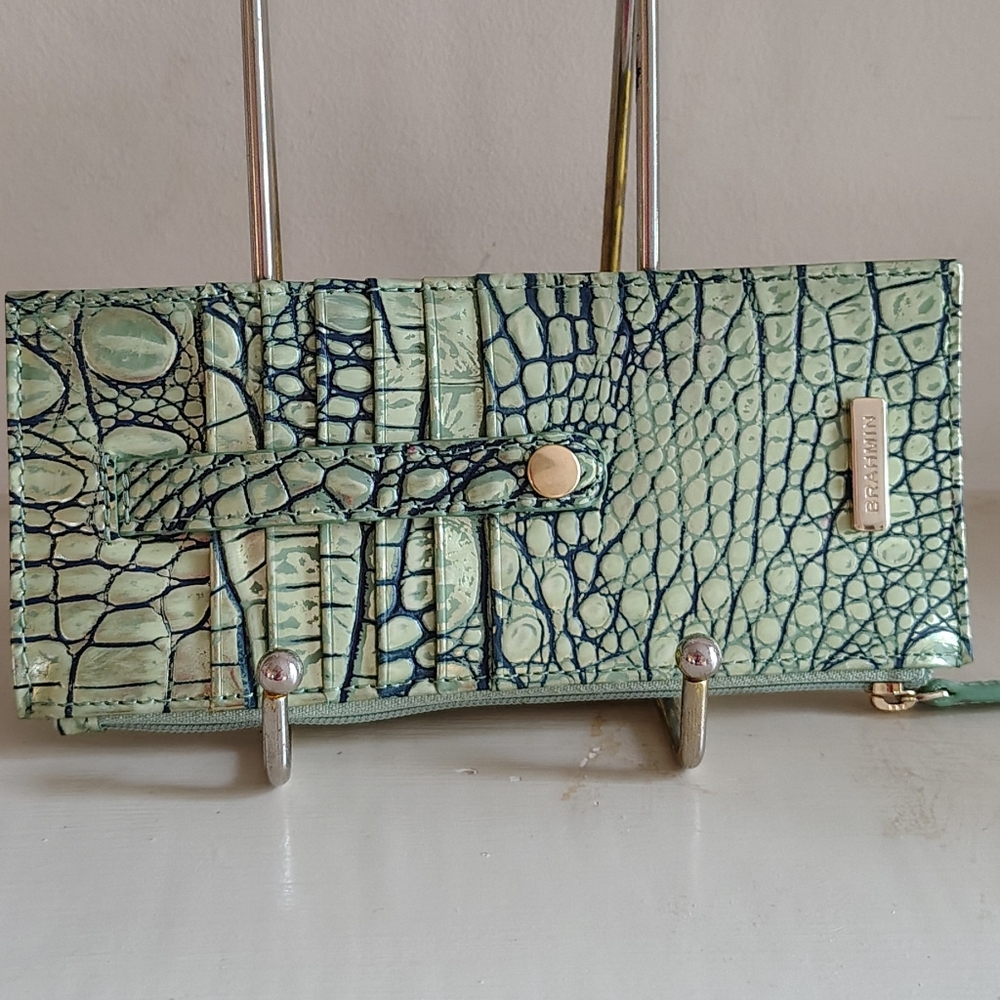 Brahmin Agave Melbourne Credit Card Wallet